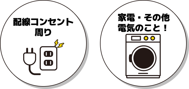 配線コンセント周り / 家電・その他・電気のこと！